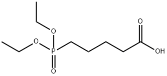 DIETHYLPHOSPHONOPENTANOIC ACID Structural