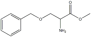 2-AMINO-3-BENZYLOXY-PROPIONIC ACID METHYL ESTER Structural