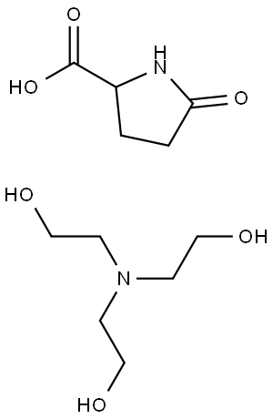 5-oxo-DL-proline, compound with 2,2',2''-nitrilotriethanol (1:1)