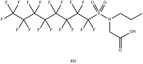 N-[(1,1,2,2,3,3,4,4,5,5,6,6,7,7,8,8,8-HEPTADECAFLUOROOCTYL)SULFONYL]-N-PROPYLGLYCINE POTASSIUM SALT