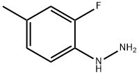 (2-FLUORO-4-METHYL-PHENYL)-HYDRAZINE Structural