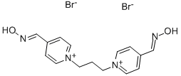 1,1'-TRIMETHYLENE-BIS(4-FORMYLPYRIDINIUM BROMIDE) DIOXIME Structural