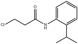 3-chloro-N-(2-isopropylphenyl)propanamide Structural