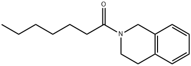 Isoquinoline, 1,2,3,4-tetrahydro-2-(1-oxoheptyl)- (9CI) Structural