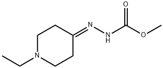 Hydrazinecarboxylic acid, (1-ethyl-4-piperidinylidene)-, methyl ester (9CI) Structural