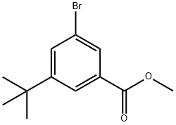 METHYL-3-TERT-BUTYL-5-BROMO-BENZOATE Structural