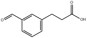 3-(3-FORMYLPHENYL)PROPANOIC ACID Structural