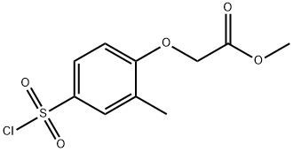 4-(METHOXYCARBONYLMETHYLENEOXY)-3-METHYL-BENZENESULFONYL CHLORIDE