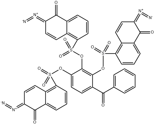 ESTER OF 2-DIAZO-1-NAPHTHOL-5-SULFONE WITH 2,3,4-TRIHYDROXYBENZOPHENONE Structural