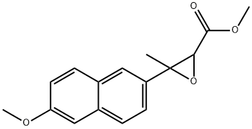 METHYL 3-(6-METHOXY-2-NAPHTHYL)-3-METHYL GLYCIDATE Structural