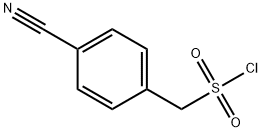 (4-CYANOPHENYL)METHANESULFONYL CHLORIDE Structural Picture