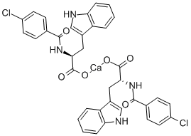 4-CHLOROBENZOYL-L-TRYPTOPHAN CALCIUM SALT Structural