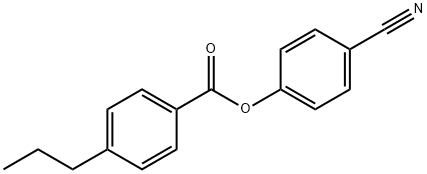 4-CYANOPHENYL-4'-N-PROPYLBENZOATE Structural