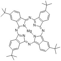 (TETRA-T-BUTYLPHTHALOCYANINATO)MAGNESIUM Structural