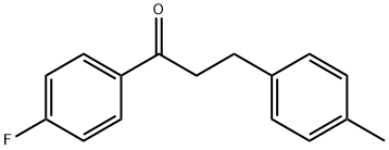 4'-FLUORO-3-(4-METHYLPHENYL)PROPIOPHENONE Structural