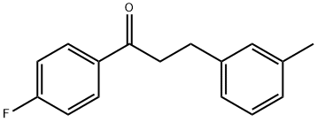 4'-FLUORO-3-(3-METHYLPHENYL)PROPIOPHENONE Structural