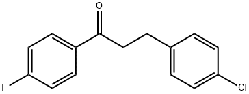 3-(4-CHLOROPHENYL)-4'-FLUOROPROPIOPHENONE Structural