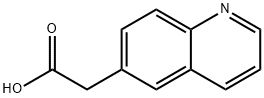 6-QUINOLINEACETIC ACID Structural