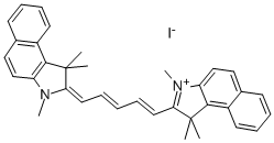 1,1',3,3,3',3'-HEXAMETHYL-4,5,4',5'-DIBENZOINDO-DICARBOCYANINE