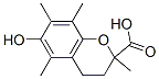 6-HYDROXY-2,5,7,8-TETRAMETHYLCHROMAN-2-CARBOXYLIC ACID Structural