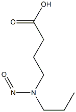 N-PROPYL-N-(3-CARBOXYPROPYL)NITROSAMINE Structural