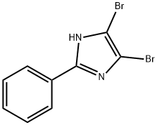 4,5-dibromo-2-phenyl-1H-imidazole Structural