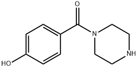 (4-HYDROXY-PHENYL)-PIPERAZIN-1-YL-METHANONE Structural