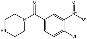 (4-CHLORO-3-NITROPHENYL)(PIPERAZIN-1-YL)METHANONE