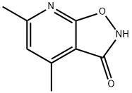 Isoxazolo[5,4-b]pyridin-3(2H)-one, 4,6-dimethyl- (9CI) Structural