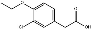 3-CHLORO-4-ETHOXY-BENZENEACETIC ACID Structural