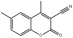 3-CYANO-4,6-DIMETHYLCOUMARIN Structural