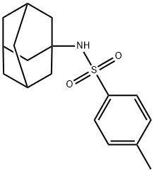 N-(1-Adamantyl)-4-methylbenzenesulfonamide Structural