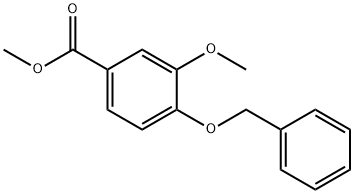 METHYL 4-BENZYLOXY-3-METHOXYBENZOATE Structural