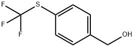 4-(Trifluoromethylthio)benzyl alcohol Structural