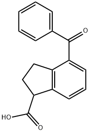 4-benzoyl-1-indancarboxylic acid