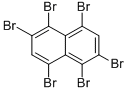 hexabromonaphthalene Structural