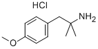 Phenethylamine, alpha,alpha-dimethyl-p-methoxy-, hydrochloride Structural