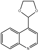 Quinoline, 4-(1,3-dioxolan-2-yl)- (9CI) Structural