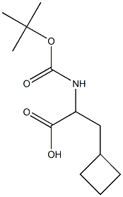 BOC-DL-CYCLOBUTYLALANINE Structural