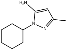 2-CYCLOHEXYL-5-METHYL-2H-PYRAZOL-3-YLAMINE Structural