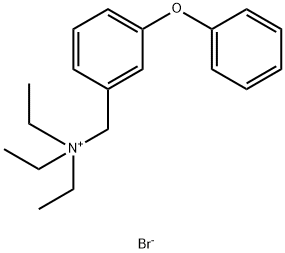 TRIETHYL M-PHENOXYBENZYL AMMOUIUM CHLORIDE Structural