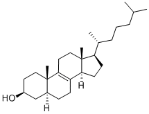 (3S,5S,10S,13R,14R,17R)-10,13-dimethyl-17-[(2R)-6-methylheptan-2-yl]-2,3,4,5,6,7,11,12,14,15,16,17-dodecahydro-1H-cyclopenta[a]phenanthren-3-ol Structural