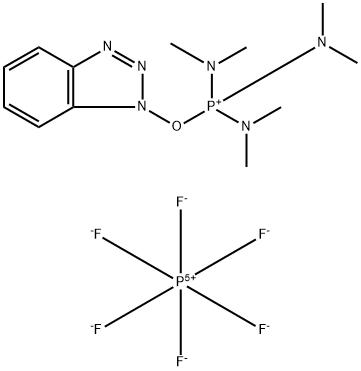 1H-Benzotriazol-1-yloxytris(dimethylamino)phosphonium Hexafluorophosphate Structural Picture