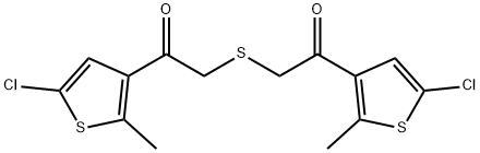 1-(5-CHLORO-2-METHYL-THIOPHEN-3-YL)-2-[2-(5-CHLORO-2-METHYL-THIOPHEN-3-YL)-2-OXO-ETHYLSULFANYL]-ETHANONE