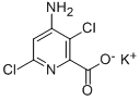 2-Pyridinecarboxylic acid, 4-amino-3,6-dichloro-, monopotassium salt