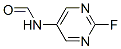 Formamide, N-(2-fluoro-5-pyrimidinyl)- (9CI) Structural