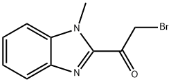 2-BROMO-1-(1-METHYL-1H-BENZIMIDAZOL-2-YL)-1-ETHANONE Structural