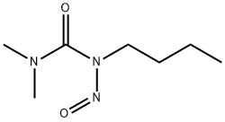 1-butyl-3,3-dimethyl-1-nitrosourea Structural