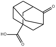 2-Adamantone-5-carboxylic acid Structural