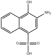 1-AMINO-2-NAPHTHOL-4-SULFONIC ACID Structural